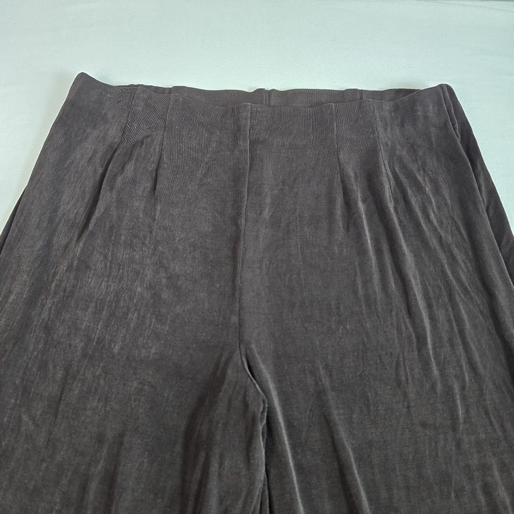 Chicos Travelers Womens_Pullon Pants  RN79984 Size 3=18 In Brown